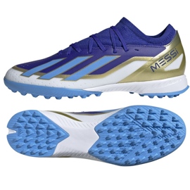 Adidas X Crazyfast League Messi Tf ID0718 sko blå
