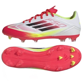 Adidas F50 League FG/MG IE1289 sko hvid