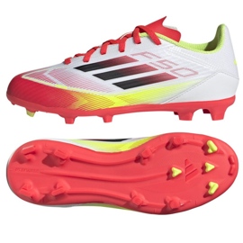 Adidas F50 League FG/MG IE3747 Sko hvid
