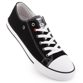 Sorte tekstilsneakers til mænd Big Star NN174300
