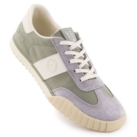 Mænds sportssko grågrønne sneakers Big Star NN174517