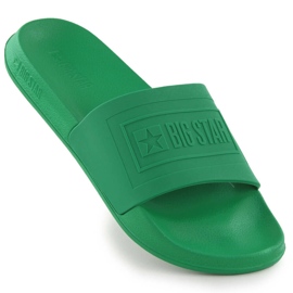 Grønne strandflip-flops til mænds swimmingpool Big Star NN174650