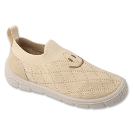 Befado børnetøfler 102X034 beige med påføring