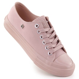 Klassisk Big Star Pink NN274291 Kvinders sneakers lyserød