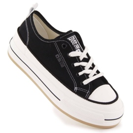 Big Star Sneakers på NN274204 Black Platform sort
