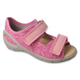 Befado Sandals Børne læderindsats PU 063x022 lyserød