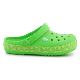 Crocs Croc Band Geometric Glow Band Clog K Jr 210132-3WA flip flops grøn