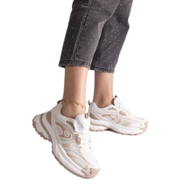 Hvide sportssneakers til kvinder