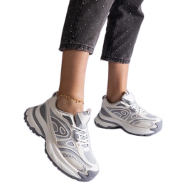 Grå sportssneakers til kvinder