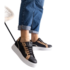 Sorte sportssneakers til kvinder