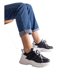 Sorte sportssneakers til kvinder