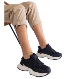 Sorte sportssneakers til kvinder