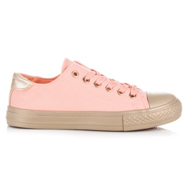 Pink sneakers lyserød