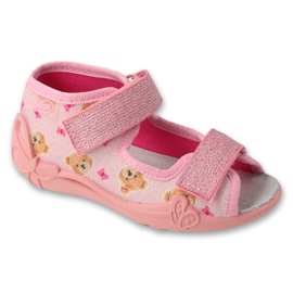 Befado Teddy Bearss Children's Leather Insert 342p069 Pink lyserød