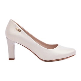 Kvindernes pumper Sergio Leone Pearl beige