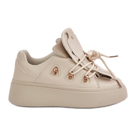 Sneakers til kvinder, beige
