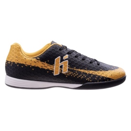 Huari Recoleti IC M000165744 Sort og gule fodboldsko
