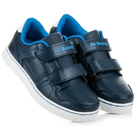 Ax Boxing Mørkeblå drenge sneakers
