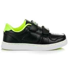 Ax Boxing Sorte drenges sneakers grøn