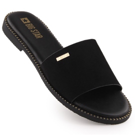 Kvinders ruskindbarer Black Big Star RR274618 sort
