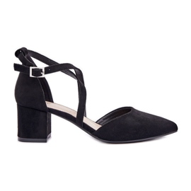 Pumper på Eco Suede Post Sergio Leone Black sort