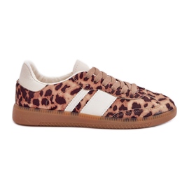 Lav kvinders leopardprint sneakers Brown Leopard Print brun