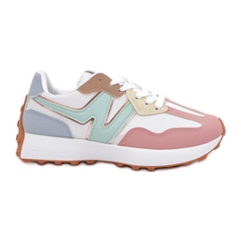 Sneakers sneakers sportssko multikolor lyserød