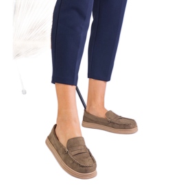 Grønne kvinders loafers fra Ekozamszu