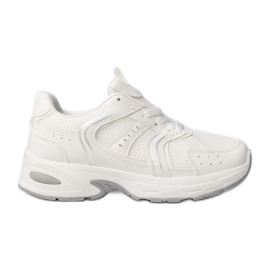 Kvinders sneakers på platformen White hvid