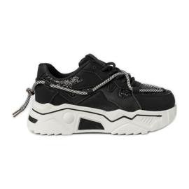 Women's Sports Sneakers - Sort