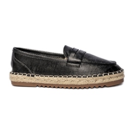 Espadrilles kvinders sorte loafers
