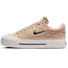 Nike Court Legacy Lift FZ2606-200 beige sko