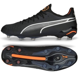 Puma King Ultimate FG/AG 107097 02 Sorte sko