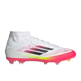Adidas F50 League FG/MG Mid JI0434 Hvid og røde fodboldsko
