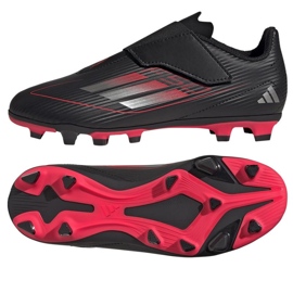 Adidas F50 Club Vel FG/MG IE3730 Black Velcro sort