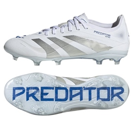 Adidas Predator Pro FG ID3857 Hvid og sølv