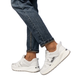 Kvinders hvide sports -sneakers