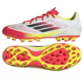 Adidas F50 League 2G/3G AG IE1262 Hvide fodboldsko