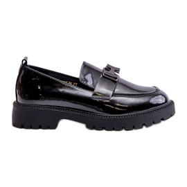 Dame-patentmokkasiner Vinceza 62187 Sort