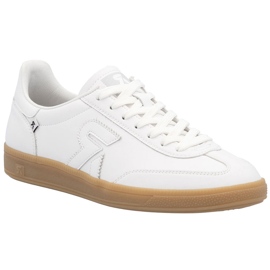 Lædersko Kvinders hvide Rieker W2200 sneakers