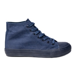Klassiske marineblå kvinders sneakers