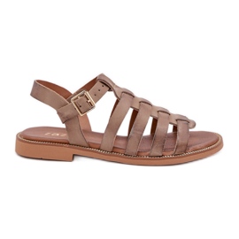Zazoo Levende sandaler gulve beige