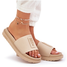 Kvinders hjemmesko Big Star LL274A210 Beige
