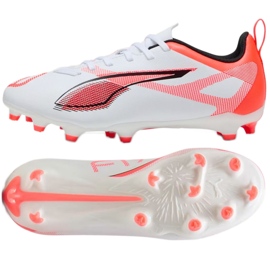 Puma Ultra 5 Play FG/AG 108170-01 Hvide sko