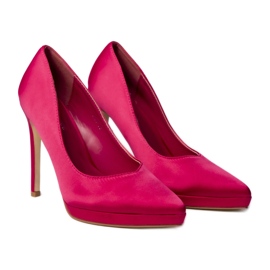 Kvinders amor fuchsia høje hæle