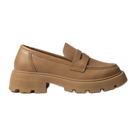 Kvinder via Giulia Kaki Loafers brun