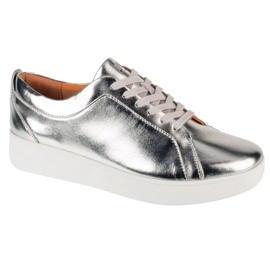 FitFlop Rally Sneakers x22-011 Metalliske sko sølv