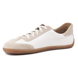 Barefoot sko minimalistisk læder wasak 0744w hvid