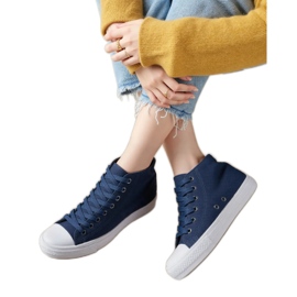 Kvinders Livio Navy -sneakers