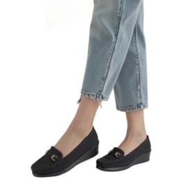 Kvinders Mirena Black Loafers sort